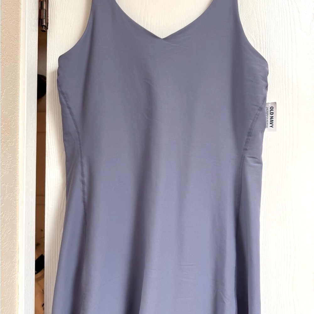 NWT Old Navy Purple Sleeveless Activewear Dress